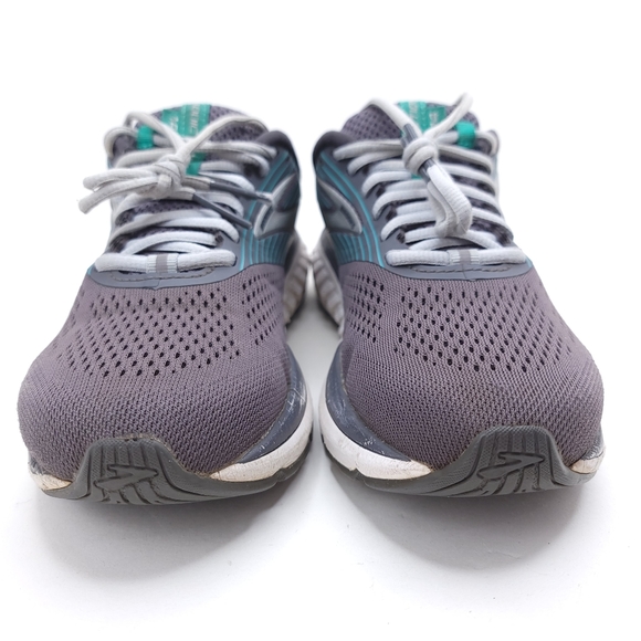 Brooks Women's Addiction 14 Gray Green White Walking Shoes Size 8 1203061b061 - Picture 6 of 9